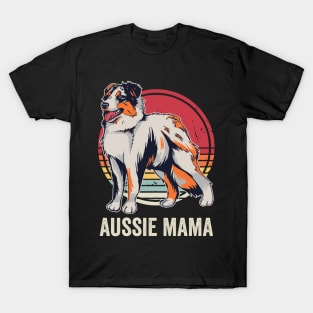 Australian Shepherd Dog Mom T-Shirt